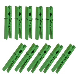 40PCS Wooden Clothes Pegs for Washing Line, 7.2CM Wooden Pegs Strong Laundry Pegs, Leaving Marks, Photo Display Clips, Wood Craft Clips for Arts and DIY Crafts Outdoor and Indoor Use