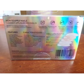 Nail Reformation Medium Almond Nails Lavender Fields New in Box