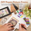 Sekonow 30pcs Paper Picture Frames 5x7, Cardboard Photo Frames, Hanging