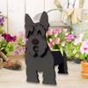 strolfay Scottish Terrier Dog Planter Plant Pots,Cute Garden Dog Flower
