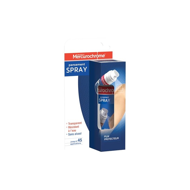 MERCUROCHROME - Sprayverband - Kleine Wunden - Transparenter Schutzfilm -