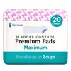 Because Incontinence Pads for Women - Maximum Absorbency, Postpartum Liners,
