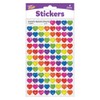 Colorful Hearts Sparkle Stickers, 400 ct.