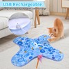 DFQ Interactive Cat Toys Chargeable, Automatic Hide and Seek Cat