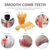 Healeved 4 Pieces Resin Massage Comb, Gua Sha Stone Facial