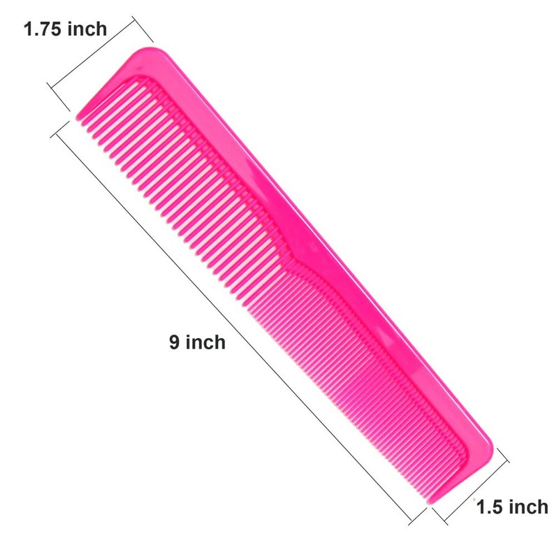 LUXXII 6 Pack - 9" Large Dressing Hair Dresser Combs