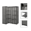 Dyncan Maximize Space with Durable Corner Wardrobe, Sturdy Iron Frame