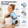 Shoulder Massager with Air Compression,Heat & Vibration,3 Massage Modes