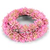 Boston International Decorative Front Door/Wall Wreath, Pink Succulent