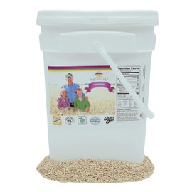 Wheatland Pearled Barley, 20lb Bucket, 25 Year Storage Life, Superior Packaging (Mylar & Oxygen Absorber) Lab Tested Chemical Free, Farm Fresh USA Grown, Emergency Preparedness, Non GMO, Kosher