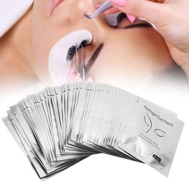 50 pares de almohadillas de extensión de pestañas, parches de gel para la extensión de las pestañas debajo de las almohadillas de gel para los ojos,  