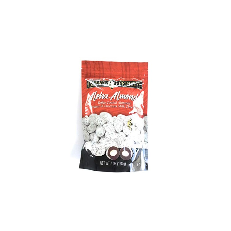Island Princess Aloha Almonds Toffee Coated Almonds in Milk Chocolate