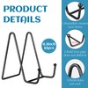 Mixweer 24 Pcs Plate Stands for Display Metal Display Stand