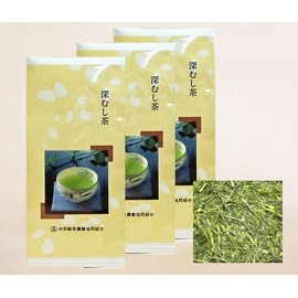 Fukamushi Cha Shizuoka Tea Sencha, 3.5 oz (100 g) Bag, Value 3 Bag Set, 10.6 oz (300 g)