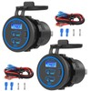 2 Pack USB C Car Charger Socket 12V USB Outlet,