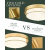 Cargifak 12 inch Flush Mount Light Fixture, 2-Light Modern Ceiling