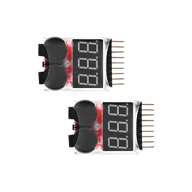 YUNIQUE DEUTSCHLAND 2 Stuck Buzzer 1S - 8S Lipo Alarm