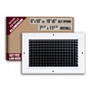 Fits 6x10 and 10x6 Duct Opening | Aluminum Eggcrate Return