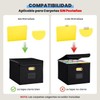 Paquete de 2 Cajas Organizadoras de Archivos con Tapa y