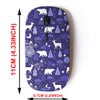 2.4G Wireless Mouse with Cute Pattern Design for All Laptops