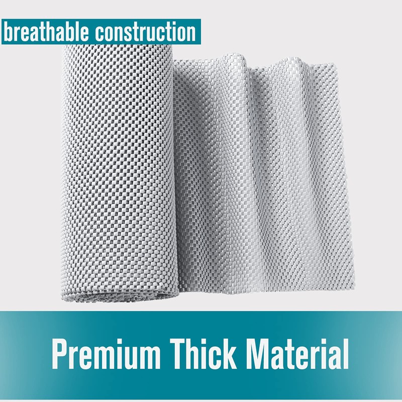 Shelf Liner, Non-Adhesive Roll Drawer Liners 12 Inches x 20