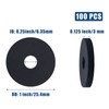 Pack of 100 Rubber Washers 25 mm, Flat Washers Durable