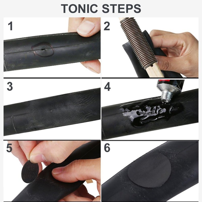 10 Unids/Set Reparación de Neumáticos para Bicicletas, Adhesivo sin Pegamento