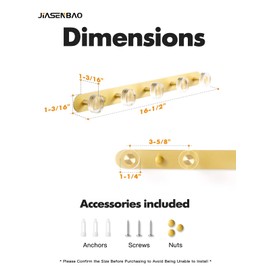 JIASENBAO 1 Pack Crystal Coat Rack Wall Mounted Gold Towel Hooks for Bathrooms Wall Hooks for Hanging Robe Coat Hooks Kitchen Decorative Heavy Duty Zinc Alloy