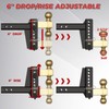 Adjustable Trailer Hitch, 2 Inch Receiver Hitch, 6 Inch Drop
