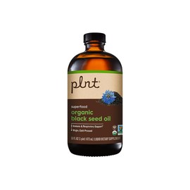 Organic Black Seed Oil a" Superfood for Immune & Respiratory Support a" Cold-Pressed (16 fl. oz.)