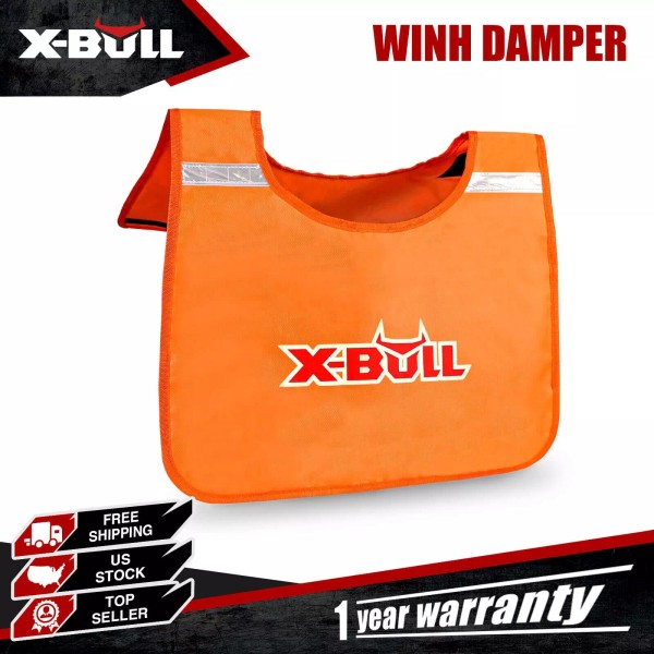 X-BULL Winch Damper Cable Cushion Recovery Line Safety Blanket Pocket