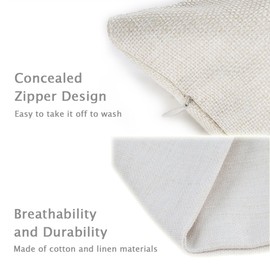 Hengjiang WEIANG Colorful Geometric Abstract Linen Cushion Cover Pillowcases Throw Pillow Case Scatter Sofa Decoration 18x18 (01)