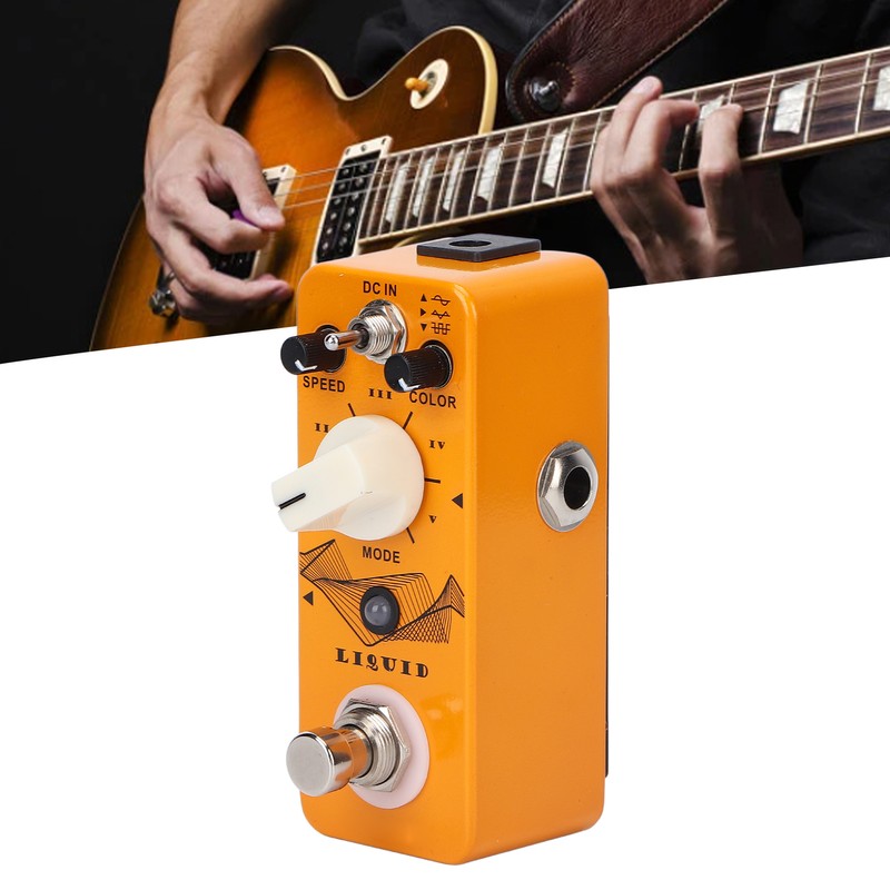 Electric Guitar Phaser Pedal Digital 15 Phaser Tones Monoblock Effect