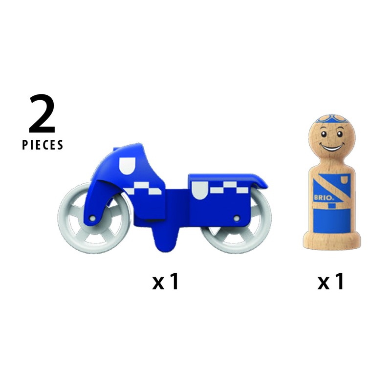 BRIO Police Motorcycle 30336 