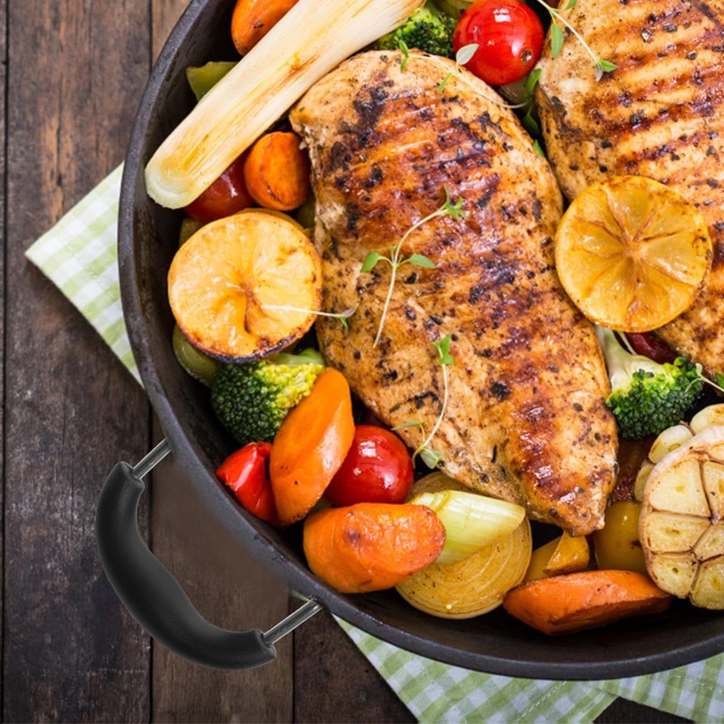 PRETYZOOM 4pcs Pot Side Handles, 98mm Universal Cookware Handle Replacement,