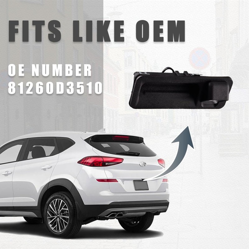 GrteRokky Liftgate Latch Handle Assembly Compatible for Hyundai Tucson 2019-21