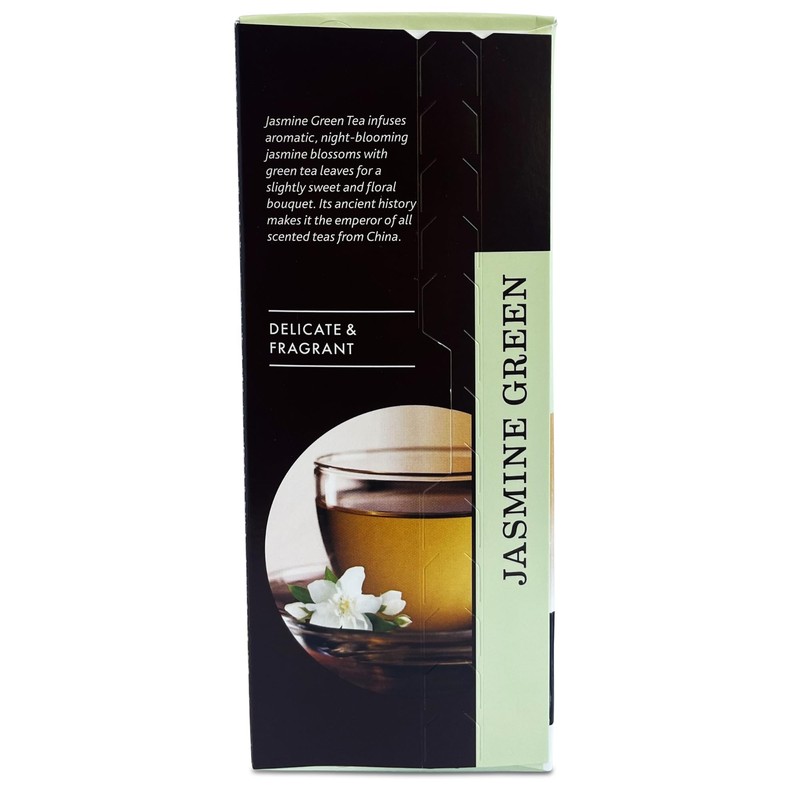 Farmer Brothers Premium Jasmine Green Tea, 25 Individually Wrapped Tea