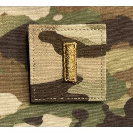 US Army 2LT/O1 Rank OCP w/ Hook 2nd Lieutenant ACU