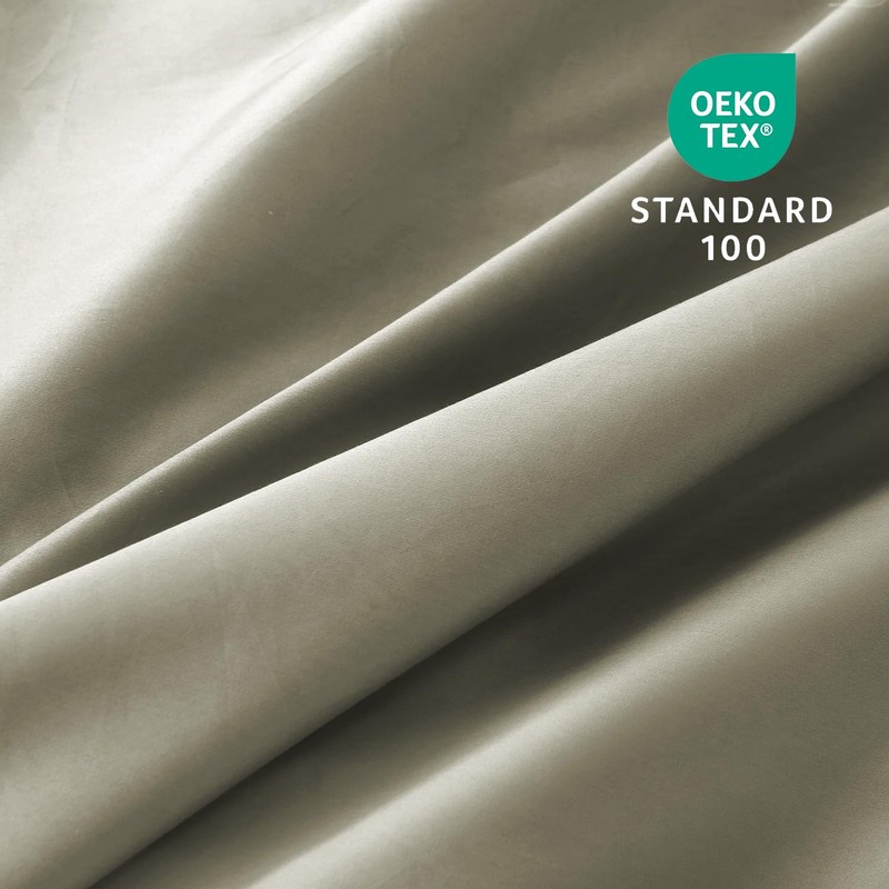 MILDLY Fitted Sheet 90 x 190 cm Satin, 100% Long