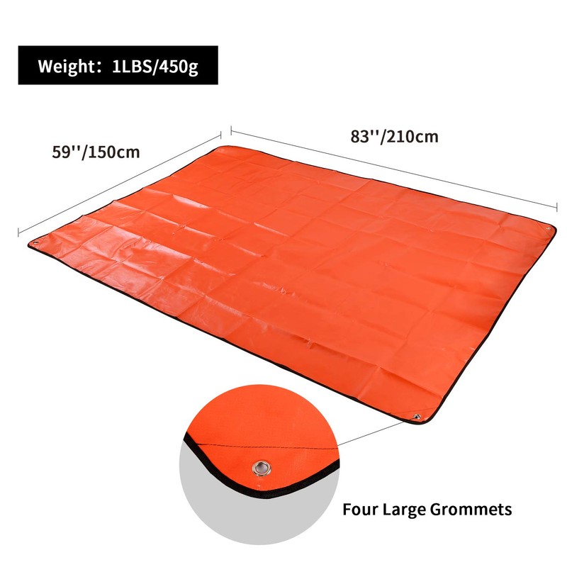 RedSwing Heavy Duty Survival Blanket, Waterproof Emergency Thermal Tarp, Multipurpose