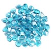 American Fireglass ZIR-PWDBLLST-10 Powder Blue Luster Zircon Fire Glass, 10