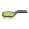 Janeke Curvy Vented Pneumatic Brush Lime Bag