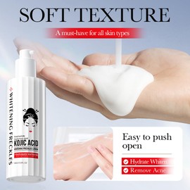 Facial Kojic Acid Whitening Spot Correcting Lotion – Aufhellende Gesichtspflege Gegen Pigmentflecken, Altersflecken & Melasma – Leichte Feuchtigkeitscreme Für Alle Hauttypen, 100ml