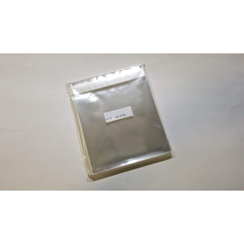 UNIQUEPACKING 100 Pcs 6 7/16 X 6 1/4 Clear Resealable