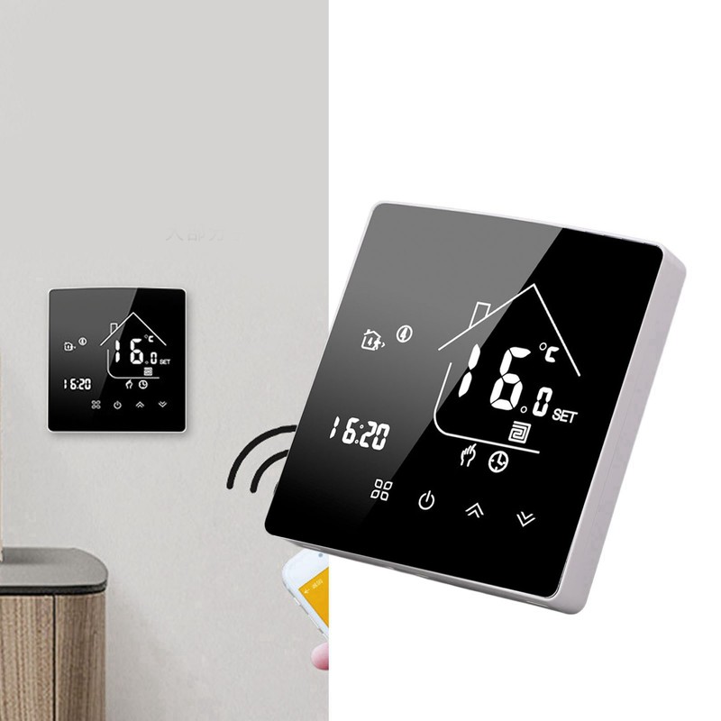 Digital Thermostat App Voice Control LCD Touch Screen Intelligent Electric