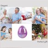 Portable Egg Shaped Brush Combing Brush Easy to Comb Scalp