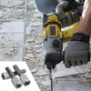 Treki 5 Pcs SDS-Plus Drill Chuck Adapters SDS Plus to