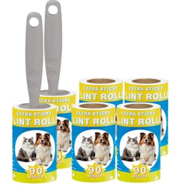 Bryzant Lint Rollers for Pet Hair Extra Sticky Mega Value Set 540 Sheets Sheets Portable Pet Lint Remover for Clothes, Furniture, Carpet, Dog and Cat Hair Removal