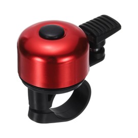 HARFINGTON Bike Bell Mini Bicycle Bell with Loud Crisp Clear Sound Bike Ring Bell Aluminum Bike Accessories for Road Adults Children Mountain Bike, Red