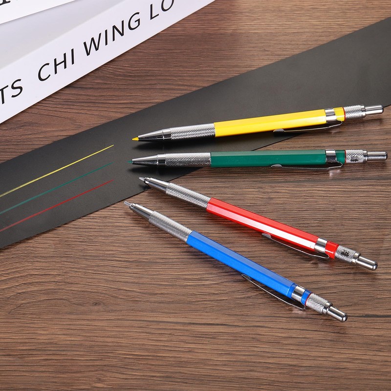 PATIKIL Mechanical Pencil with 12Pcs Multicolor Refills, Write Smoothly Portable